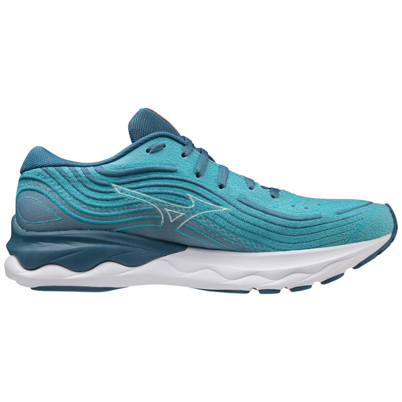 Mizuno WAVE Skyrise 4 Blauw Wit Koraal | GMKI7980