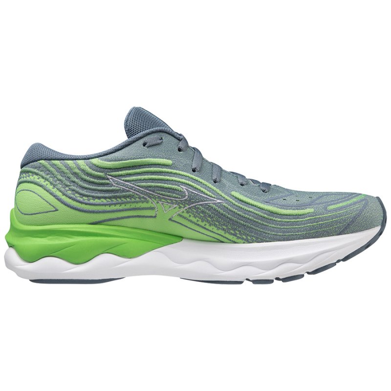 Mizuno WAVE Skyrise 4 Groen Blauw Grijs | KBOA0390