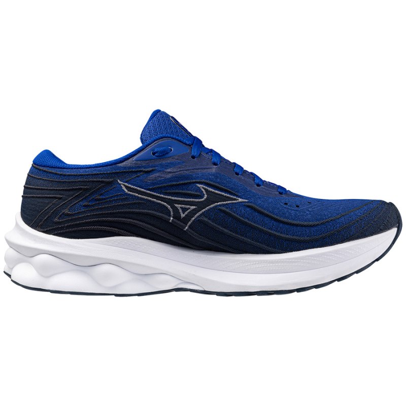 Mizuno WAVE Skyrise 5 Blauw Wit Zwart | IZJK6263