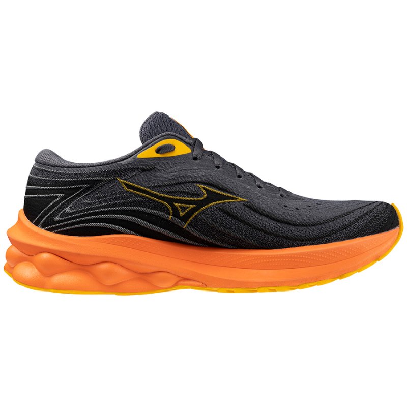 Mizuno WAVE Skyrise 5 Grijs Groen Oranje | JYIO5914