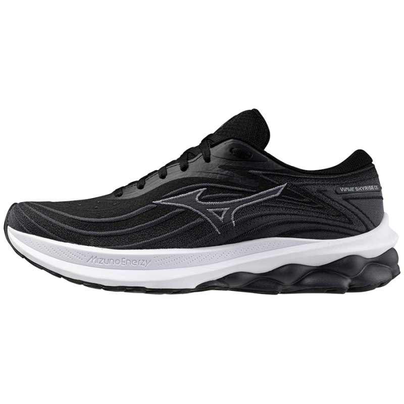 Mizuno WAVE Skyrise 5 Zwart Wit Rood | LWGX4073