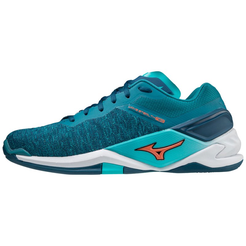 Mizuno WAVE Stealth Neo Blauw Groen | QDOB1948