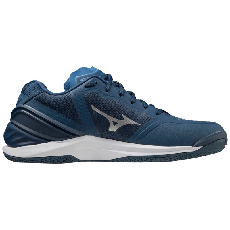 Mizuno WAVE Stealth Neo Donkerblauw Wit | JGHB8909