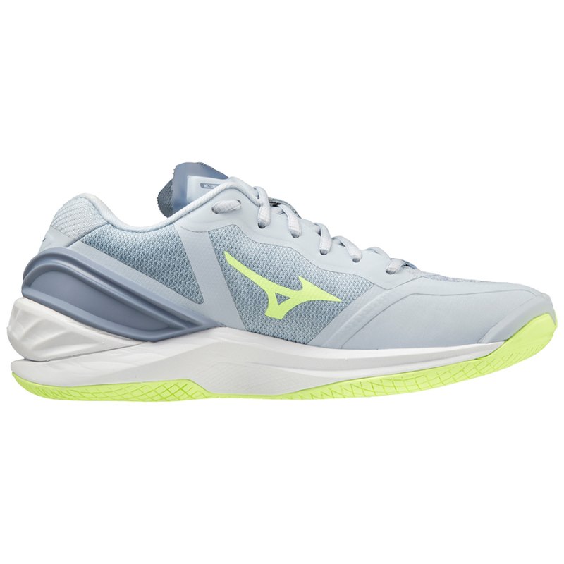 Mizuno WAVE Stealth Neo Grijs Wit Lichtgroen | NOUZ1088