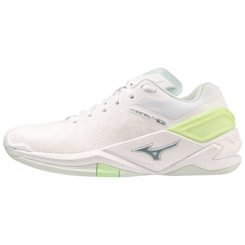 Mizuno WAVE Stealth Neo Wit Groen | KAXT8276