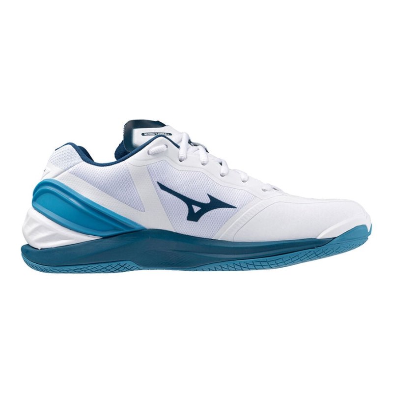 Mizuno WAVE Stealth Neo Wit Zilver Blauw | RESJ3585