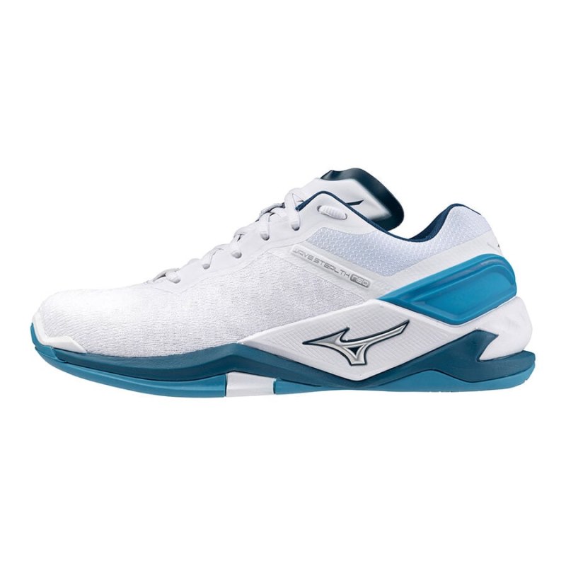 Mizuno WAVE Stealth Neo Wit Zilver Blauw | RESJ3585