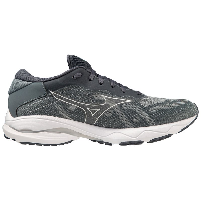 Mizuno WAVE Ultima 14 Donkergrijs Wit Geel | OPYA7721