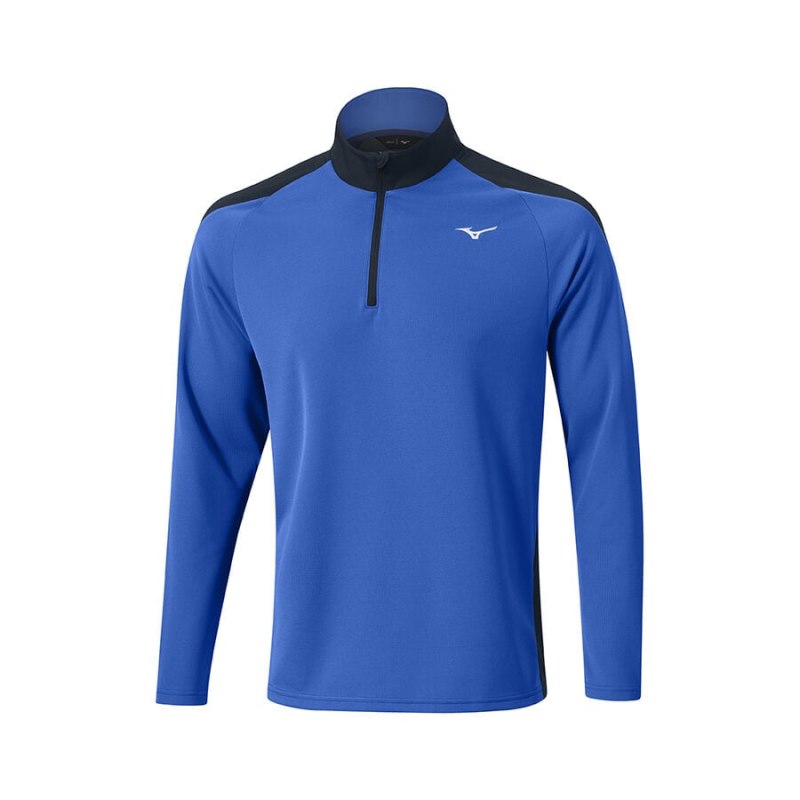 Mizuno Winter Breeze 1/4 Zip Blauw | VTLO7850