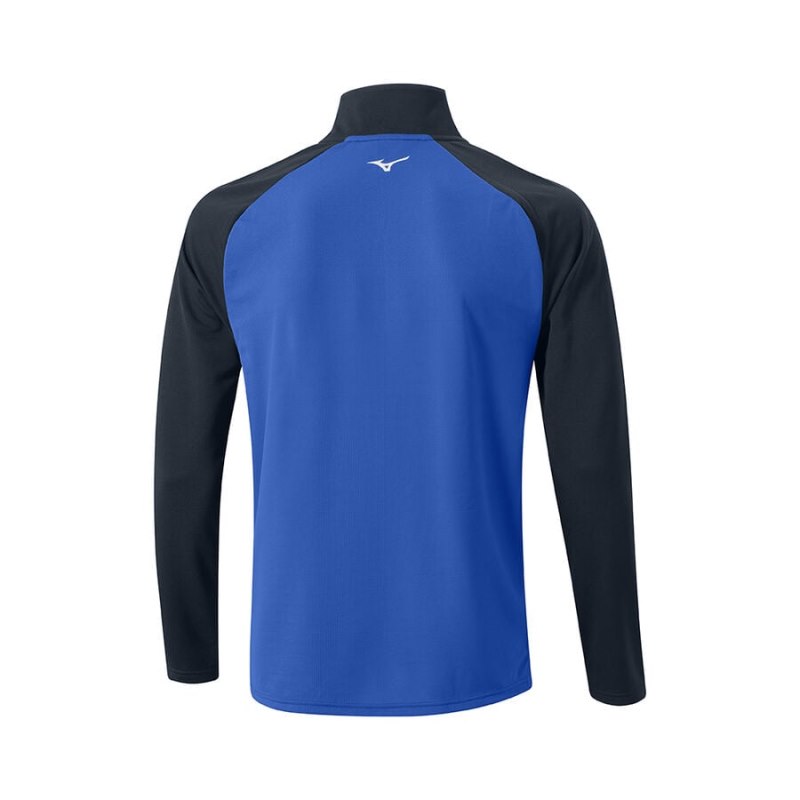 Mizuno Winter Breeze Bloc 1/4 Zip Blauw | AXHJ9568