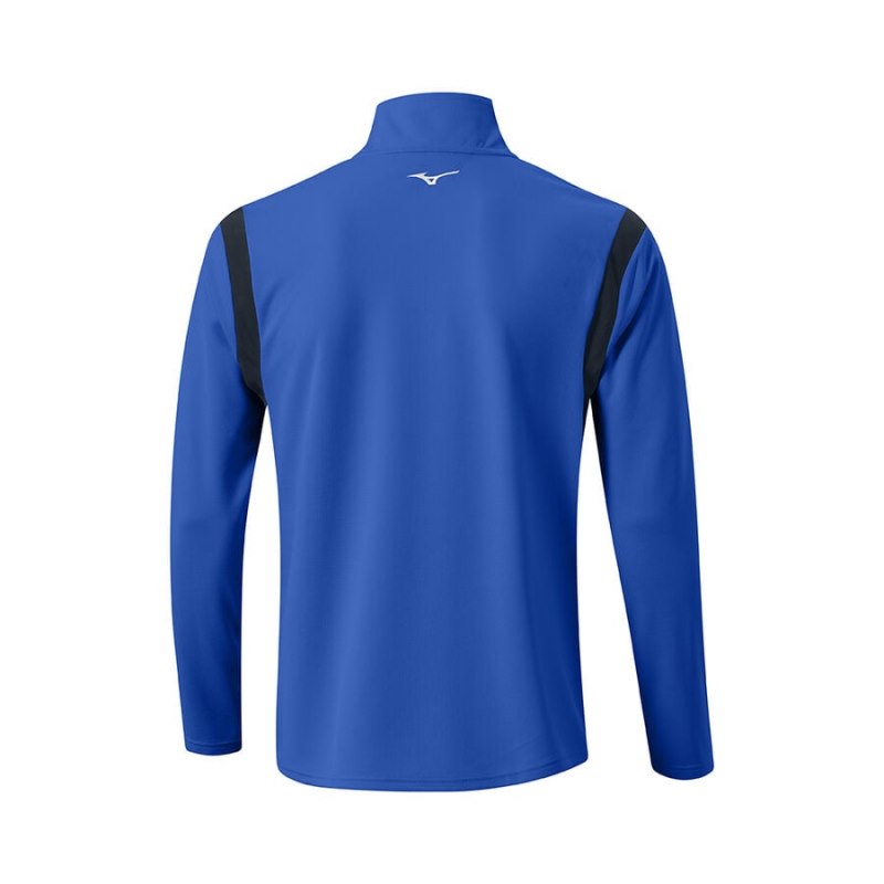 Mizuno Winter Breeze Elite 1/4 Zip Blauw | RHQP6292