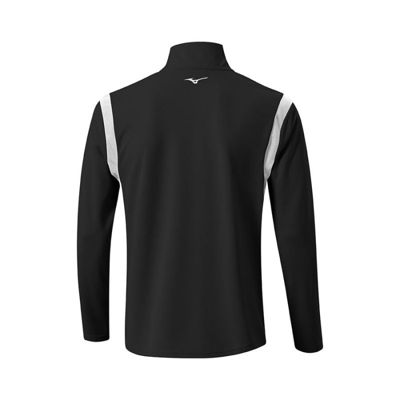 Mizuno Winter Breeze Elite 1/4 Zip Zwart | TVVN3031