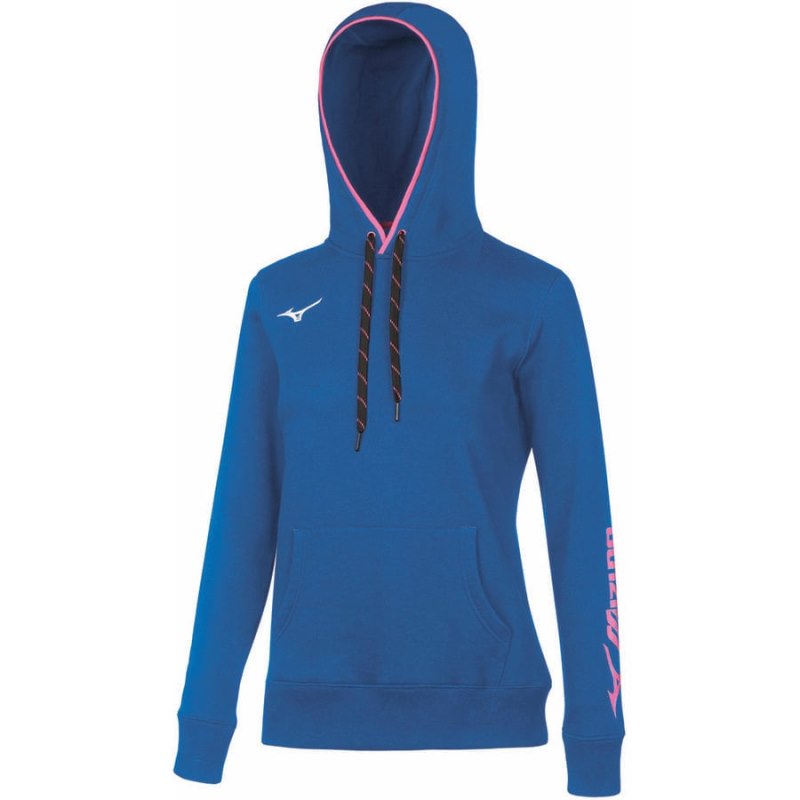 Mizuno Wom Sweat Blauw | TCCM0820