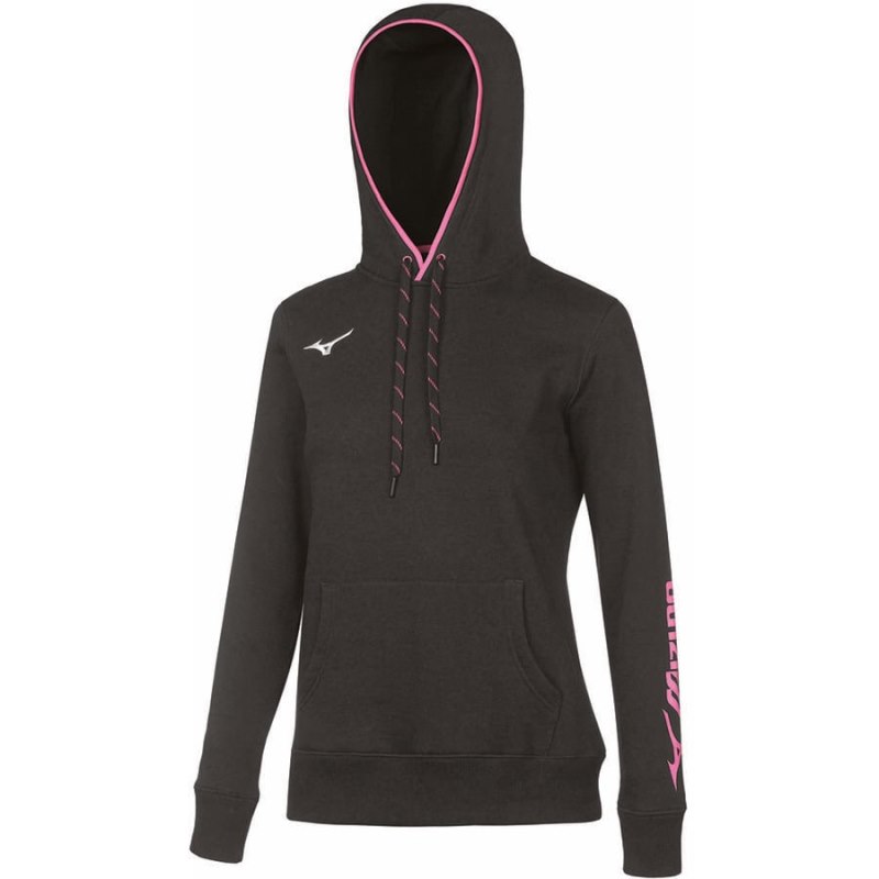 Mizuno Wom Sweat Zwart | GWCN4132