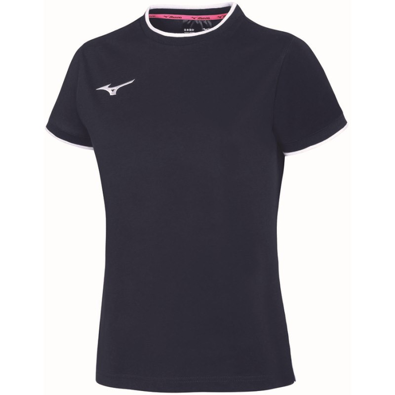 Mizuno Wom Tee Donkerblauw | DZSU5247