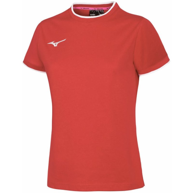 Mizuno Wom Tee Rood | UBGI0487