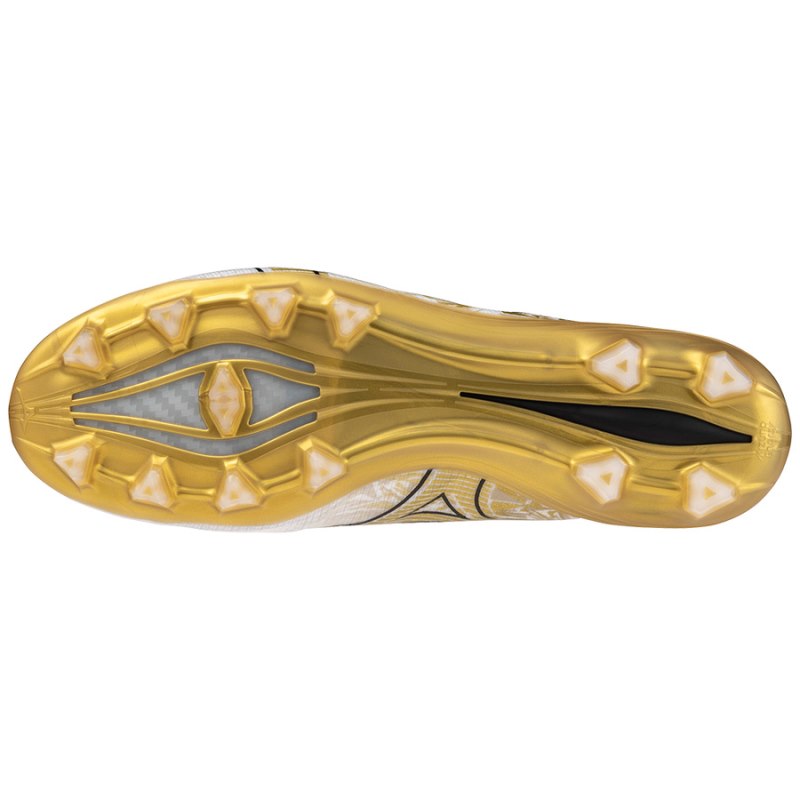 Mizuno α Elite Wit Goud Zwart | IYJF3189