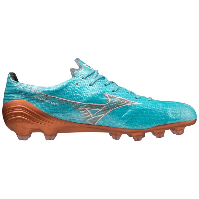 Mizuno α Japan Turquoise Zilver Rood Bruin | ONUX7891